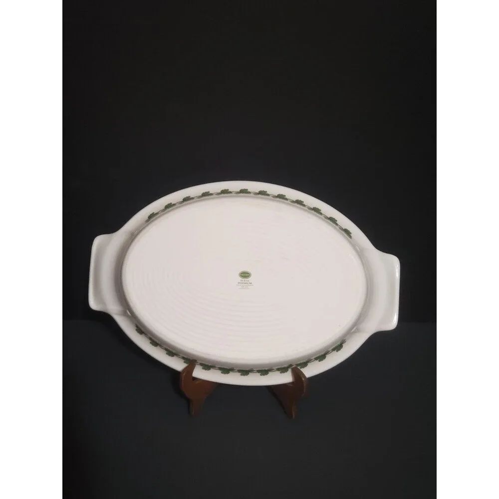 Portmeirion Strawberry Fair Fire & Ice Oval Handled Baker Dish Casserole Serving